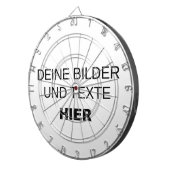 Eigenes Dartboard gestalten Dartscheibe (Vorderseite rechts)