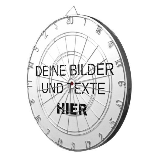 Eigenes Dartboard gestalten Dartscheibe (Vorderseite rechts)