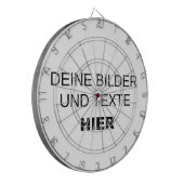 Eigenes Dartboard gestalten Dartscheibe (Vorderseite Links)