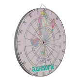 Eigenes Design behalten oder erstellen - Texttafel Dartscheibe (Vorderseite Links)