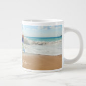 Eigenes Design - Benutzerdefiniertes Foto und Text Jumbo-Tasse (Rechts)