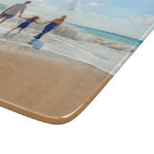 Eigenes Design - Benutzerdefiniertes Foto und Text Schneidebrett (Ecke)
