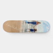 Eigenes Design Benutzerdefiniertes Foto und Text - Skateboard (Horizontal)