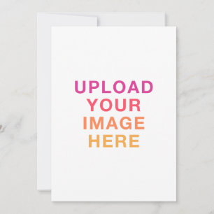 Eigenes Design Bild Blanko Einladung