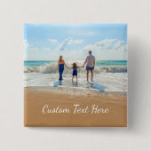 Eigenes Design für benutzerdefinierte Foto- und Te Button (Vorderseite)