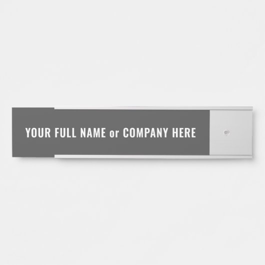 Eigenes Design für benutzerdefinierte Schriftart F Türschild (Vorderseite )