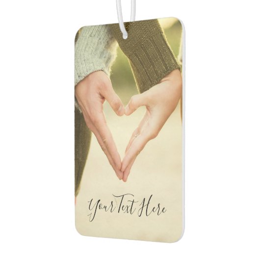 Eigenes Design für Foto-Textraum Autolufterfrischer (Links)