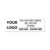 Eigenes Design mit Briefmarke der Logo-Adresse Permastempel (Design)