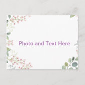 Eigenes Design Postkarte (Vorderseite)