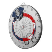 Eigenes Design und Text behalten oder erstellen Dartscheibe (Vorderseite rechts)