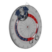 Eigenes Design und Text behalten oder erstellen Dartscheibe (Vorderseite Links)