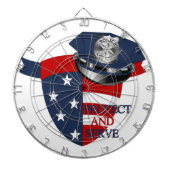 Eigenes Design und Text behalten oder erstellen Dartscheibe (vorne)