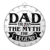 Eigenes Design und Text behalten oder erstellen Dartscheibe (vorne)