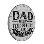 Eigenes Design und Text behalten oder erstellen Dartscheibe (Vorderseite Links)