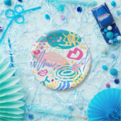 Eigenes Design und Text behalten oder erstellen Pappteller (Party)