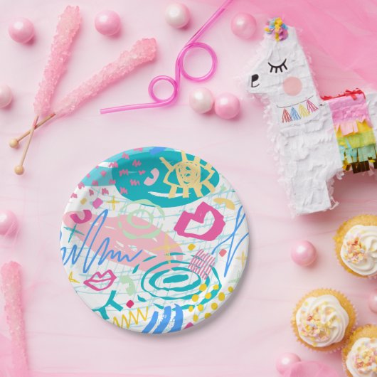 Eigenes Design und Text behalten oder erstellen Pappteller (Party)