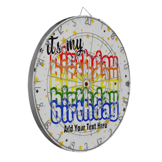 Eigenes Design und Text-Dart-Motherboard behalten  Dartscheibe (Vorderseite Links)