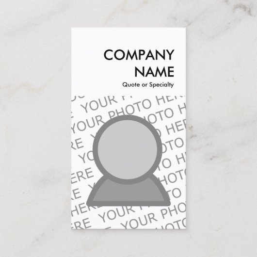 Eigenes Design Visitenkarte (Rückseite)