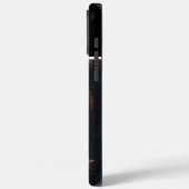 Eigenes Elchszeichen mit Bergen Case-Mate iPhone Hülle (Rückseite / Links)