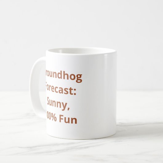Eigenes Erdhockwetter Kaffeetasse (Vorderseite Links)