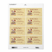 Eigenes Etikett für frische Eier (Vorne)