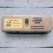 Eigenes Etikett für frische Eier