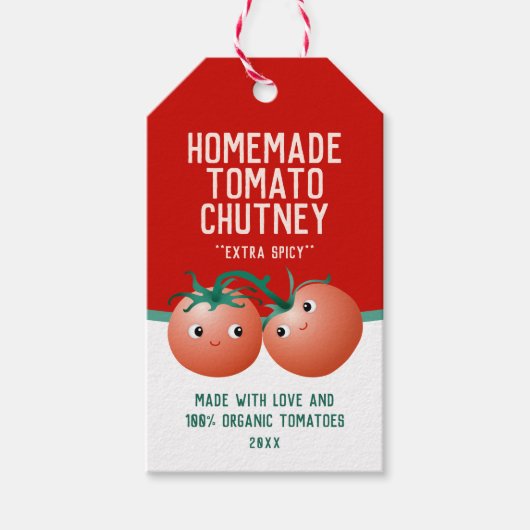 Eigenes Etikett für Tomato Chutney Geschenkanhänger (Vorderseite)