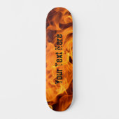 Eigenes Feuer! Flammen Skate Decke Skateboard/Wall Skateboard (Vorderseite)