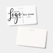Eigenes Firmenlogo Ausweis (Vorder- & Rückseite)