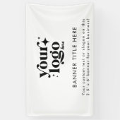 Eigenes Firmenlogo Beruflich fett modern Banner (Vertikal)