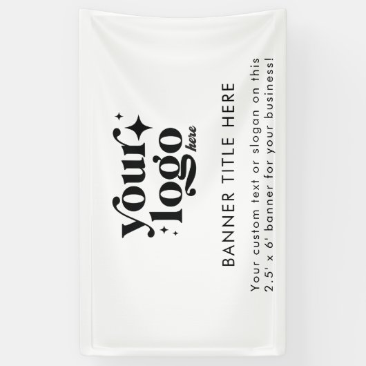 Eigenes Firmenlogo Beruflich fett modern Banner (Vertikal)