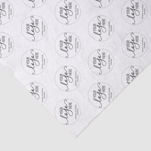 Eigenes Firmenlogo - Branding Seidenpapier (Ausschnitt)