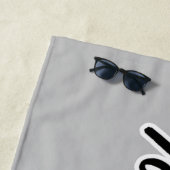 Eigenes Firmenlogo für Unternehmen Strandtuch (Beispiel)