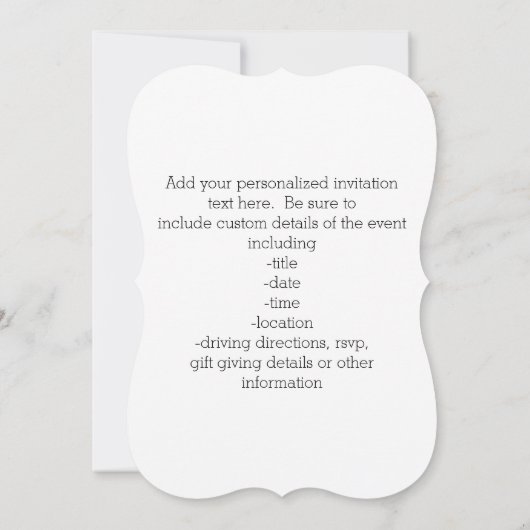 Eigenes Firmenlogo oder Werbeaufdruck Einladung (Rückseite)