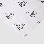 Eigenes Firmenlogo Persönliches Branding Seidenpapier (Ausschnitt)