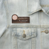 Eigenes Firmenlogo Rustikales Elegant Namensschild (Beispiel)