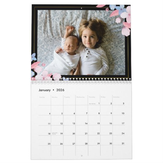 Eigenes Foto 2-Seiten-Medium 2025 Kalender hinzufü (Jan 2026)