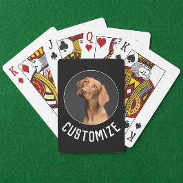Eigenes Foto / Bild und Text Spielkarten