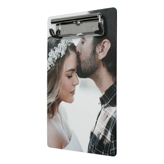 Eigenes Foto doppelseitig hinzufügen Mini Klemmbrett (Gewinkelt2)