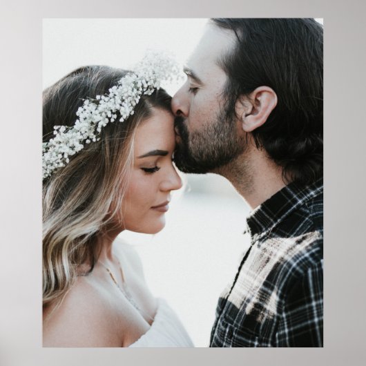 Eigenes Foto doppelseitig hinzufügen Poster (Vorne)