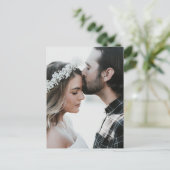 Eigenes Foto doppelseitig hinzufügen Postkarte (Stehend Vorderseite)