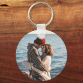 Eigenes Foto doppelseitig hinzufügen Schlüsselanhänger (Rückseite)