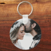 Eigenes Foto doppelseitig hinzufügen Schlüsselanhänger (Vorderseite)