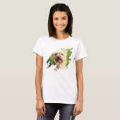 Eigenes Foto drucken Brush Stroke Vert. Bild T-Shirt (Vorne ganz)