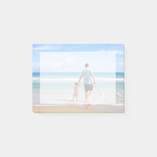 Eigenes Foto einfügen Post-it Klebezettel (Vorderseite)