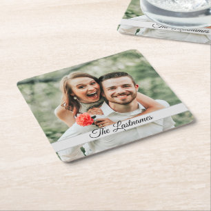 Eigenes Foto erstellen Rechteckiger Pappuntersetzer