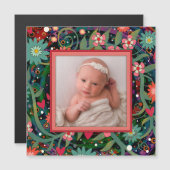 Eigenes Foto für die Familie - Inspirivity Hübsch Magnetkarte (Vorne/Hinten)