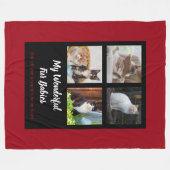 Eigenes Foto für meine Pelzbabys Fleecedecke (Vorderseite (Horizontal))