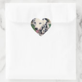 Eigenes Foto für meinen Freund Herz-Aufkleber (Tasche)