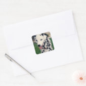 Eigenes Foto für meinen Freund Quadratischer Aufkleber (Umschlag)